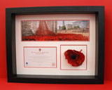 London Poppy Frame for ceramic poppy